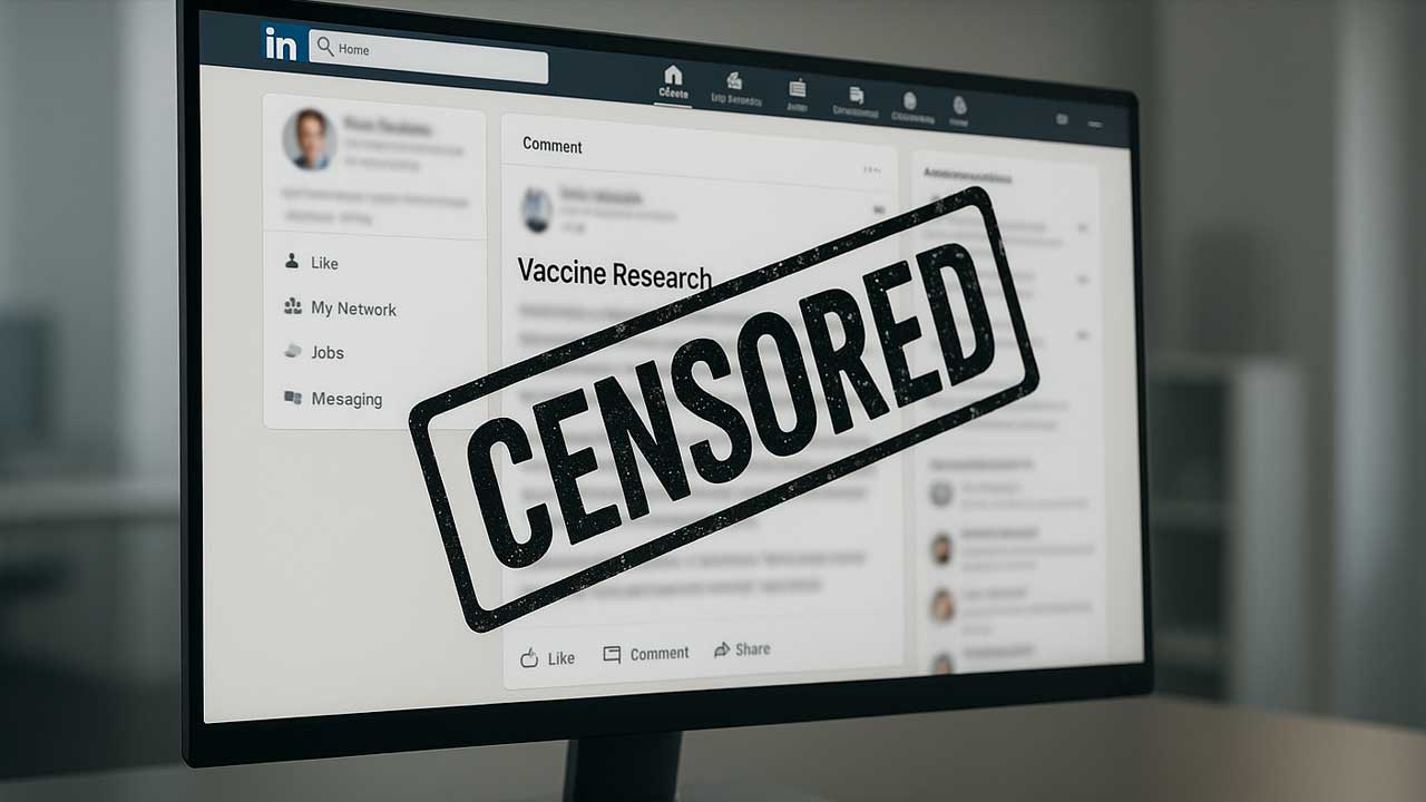 LinkedIn's censorship of true vaccine information