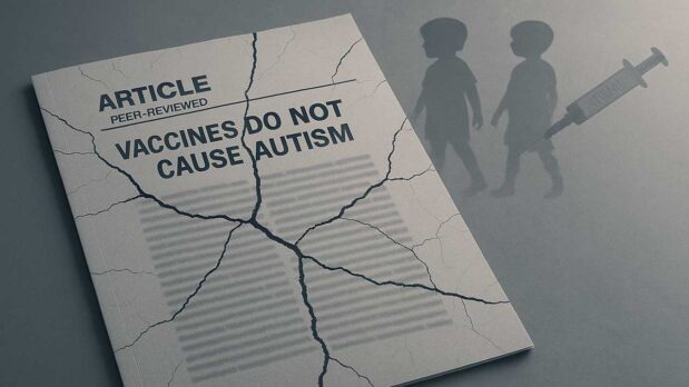 Interview: Does Hviid et al. 2019 Disprove an MMR-Autism Link? 12 'Vaccines Do Not Cause Autism' (AI image generated via Sora by Jeremy R. Hammond)