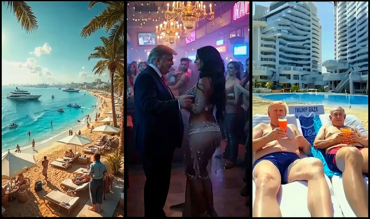 The 9/11 Attacks 142 Screenshots from "Trump Gaaza" AI-generated video