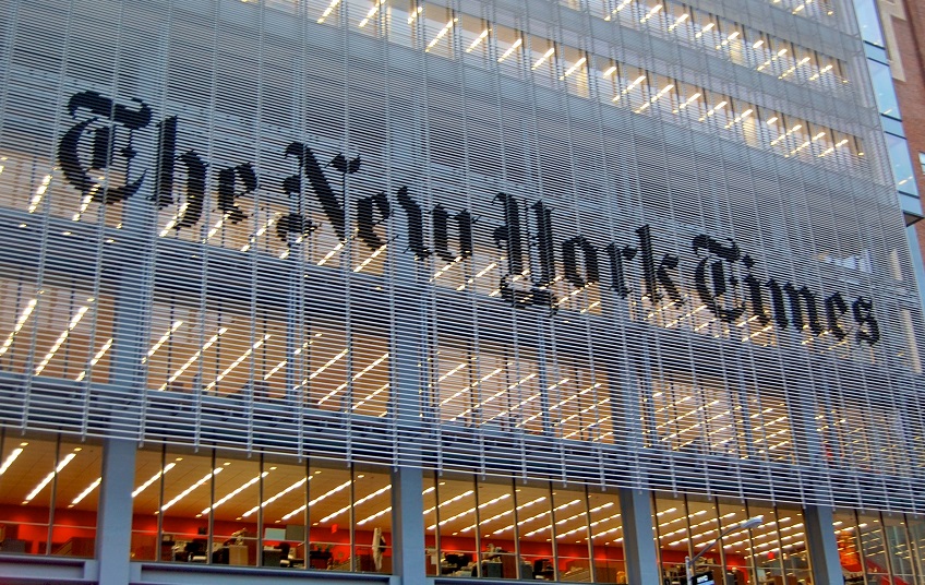 The US War on Iraq 94 The New York Times building in New York City (Haxorjoe/Wikimedia Commons)