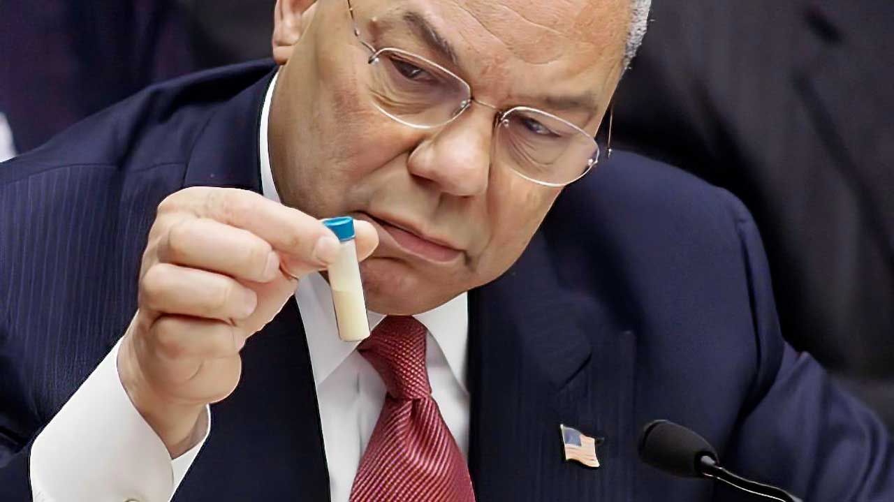 The US War on Iraq 85 Colin Powell Iraq Anthrax