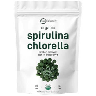 Organic Chlorella Spirulina Tablets