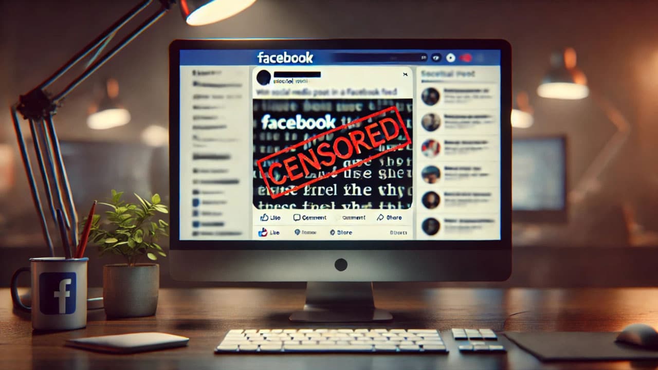 The 9/11 Attacks 144 AI-generated visualization of Facebook censorship (generated by Jeremy R. Hammond using ChatGPT)